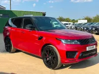 Used Land Rover Range Rover Sport Autobiography Dynamic 404 HP (297 kW) 2019 Red SUV