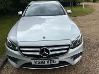Used Mercedes E220 AMG line 191 HP (140 kW) 2018 Silver Estate
