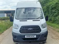 Used Ford Transit 130 HP (95 kW) 2018 White Van