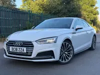 Used Audi A5 S-Line 150 HP (110 kW) 2018 White Coupe