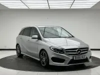 Used Mercedes B180 AMG line 122 HP (89 kW) 2017 Silver Hatchback