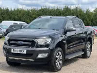 Used Ford Ranger Wildtrack 200 HP (147 kW) 2018 Black Pickup