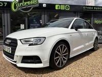Used Audi A3 Black Edition 116 HP (85 kW) 2017 White Sedan