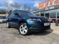 Używany Skoda Karoq SE 150 KM (110 kW) 2019 Niebieski SUV