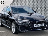Used Audi A3 e-tron S-Line 204 HP (150 kW) 2024 Black Hatchback