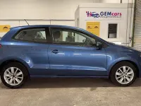 Used VW Polo SE 60 HP (44 kW) 2014 Blue Hatchback