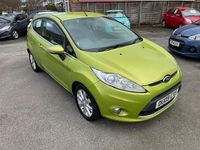Used Ford Fiesta Zetec 2009 Green Hatchback