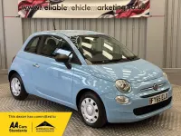 Used Fiat 500 Pop 69 HP (50 kW) 2015 Blue Hatchback