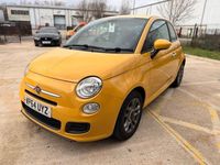 Used Fiat 500 S 69 HP (50 kW) 2014 Yellow Hatchback