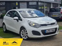 Usado Kia Rio 2014 Blanco Utilitario