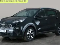 Begagnad Kia Sportage 136 HK (100 kW) 2021 Svart SUV