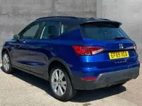 Used Seat Arona SE Technology 95 HP (69 kW) 2020 Metallic  mystery blue with grey roof SUV