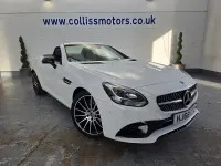 Used Mercedes SLC200 AMG line 2018 White Cabriolet