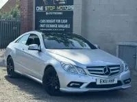 Begagnad Mercedes E220 2011 Silver Sportkupé