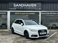 Used Audi A1 Sportback Black Edition 150 HP (110 kW) 2017 White Hatchback