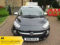 Used Vauxhall Adam Slam 100 HP (73 kW) 2016 Black white Hatchback