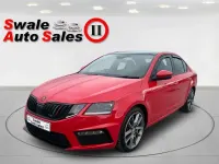 Usado Skoda Octavia vRS 184 CV (135 kW) 2017 Rojo Utilitario