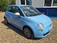 Used Fiat 500 69 HP (50 kW) 2013 Blue Hatchback