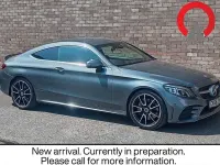 Used Mercedes C300 AMG Line Premium 258 HP (189 kW) 2018 Grey Coupe