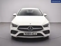 Used Mercedes CLA200 AMG line 163 HP (119 kW) 2019 White Coupe