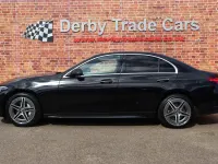 Used Mercedes C300e AMG line 2022 Black Sedan