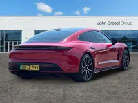 Used Porsche Taycan 350 kW (476 HP) 2023 Red Sedan