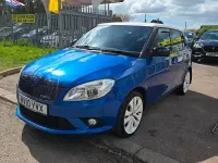 Used Skoda Fabia vRS 180 HP (132 kW) 2010 Blue