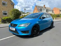 Used Seat Leon Cupra 290 285 HP (209 kW) 2016 Blue Hatchback