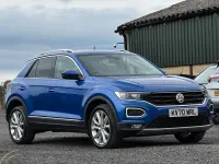 Used VW T-Roc SEL 150 HP (110 kW) 2020 Blue SUV