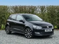 Used VW Polo Match 75 HP (55 kW) 2011 Black Hatchback