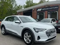 Begagnad Audi e-tron Advanced 230 kW (313 HK) 2020 Vit SUV