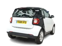 Begagnad Smart ForTwo Coupé Passion 71 HK (52 kW) 2018 Svart Sportkupé