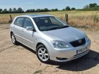 Used Toyota Corolla 97 HP (71 kW) 2003 Silver Hatchback