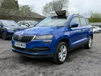 Używany Skoda Karoq SE Technology 116 KM (85 kW) 2019 Niebieski SUV