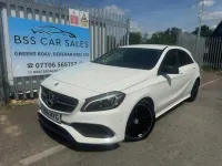 Used Mercedes A180 AMG Line Premium 109 HP (80 kW) 2016 White Hatchback