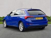 Used Skoda Scala SE L 108 HP (79 kW) 2022 Blue Hatchback
