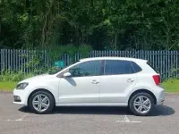 Used VW Polo Match 90 HP (66 kW) 2016 White Hatchback