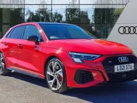 Used Audi S3 Sportback Advanced 310 HP (228 kW) 2021 Red Hatchback