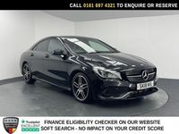 Used Mercedes CLA180 AMG line 122 HP (89 kW) 2018 Black Sedan