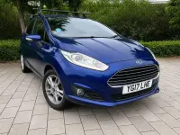 Used Ford Fiesta Zetec 100 HP (73 kW) 2017 Blue Hatchback