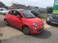 Used Fiat 500 Lounge 69 HP (50 kW) 2017 Pink Hatchback