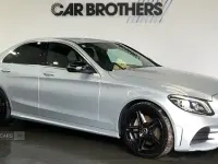 Used Mercedes C300 AMG Line Premium 2019 Silver Sedan