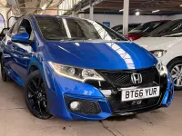Used Honda Civic Sport 100 HP (73 kW) 2016 Blue Hatchback