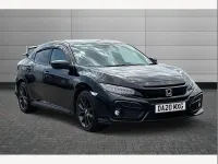 Used Honda Civic SR 118 HP (86 kW) 2020 Crystal black Hatchback