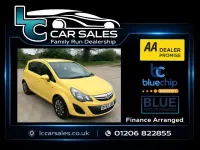 Used Vauxhall Corsa 2013 Yellow Hatchback