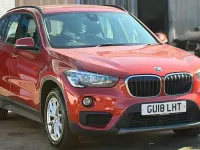 Used BMW X1 140 HP (102 kW) 2018 Orange SUV