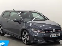Used VW Golf VII GTI 230 HP (169 kW) 2018 Blue Hatchback