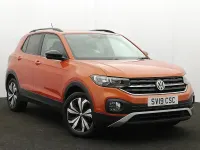 Used VW T-Cross SE 95 HP (69 kW) 2019 Orange SUV