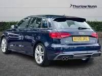 Used Audi A3 Sportback S-Line 150 HP (110 kW) 2019 Blue Hatchback