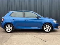 Used Skoda Fabia SE 110 HP (80 kW) 2015 Blue Hatchback